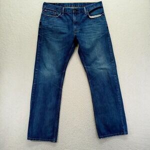 Levis 514 Mens Blue Slim Straight‎ Fit Jeans W38 L32